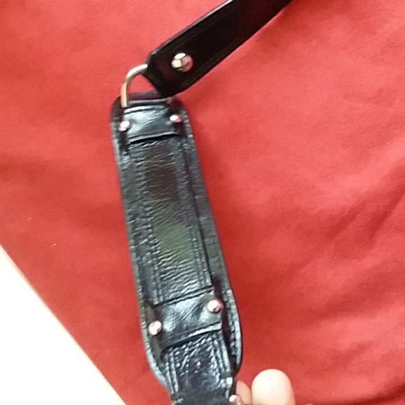 Coach Signature Leather/Satin Shoulder Bag VG Condition - Picture 12 of 16